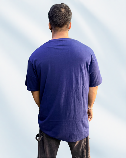 THE MOKSH SOUL MENS OVERSIZED PRINTED T-SHIRT