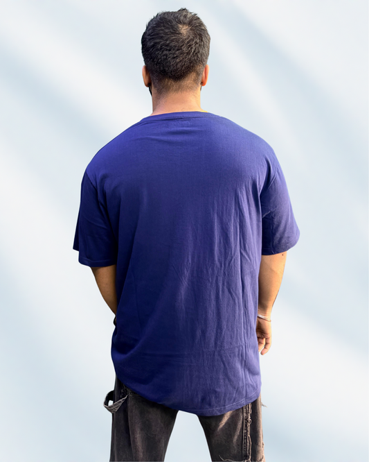THE MOKSH SOUL MENS OVERSIZED PRINTED T-SHIRT