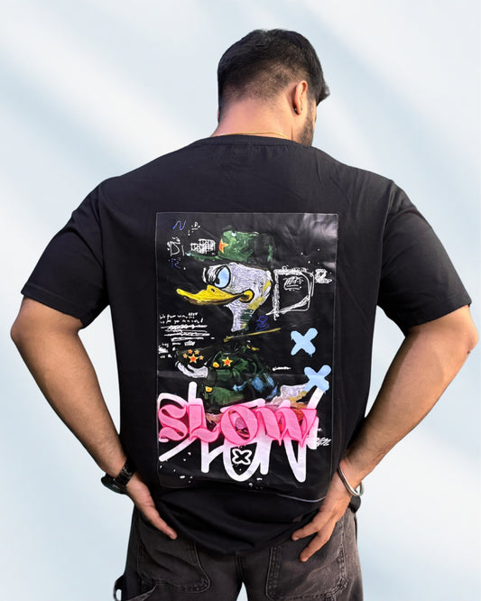 THE MOKSH SOUL MENS GRAPHIC OVERSIZED T-SHIRT