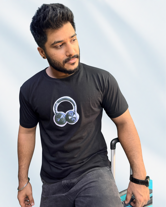 THE MOKSH SOUL MENS REGULAR GRAPHIC T-SHIRT
